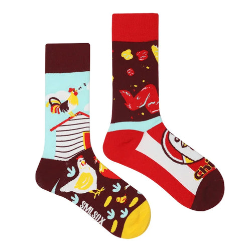 1 Pair Man Women Sock Original AB Tide Socks Colorful Cat Dog Koala
