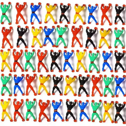10/100Pcs Novelty Sticky Wall Climbing Climber Men Kids Boy Birthday