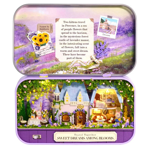 Box Theatre DIY Wooden DollHouses Miniature Box Cute Doll Houses 3D