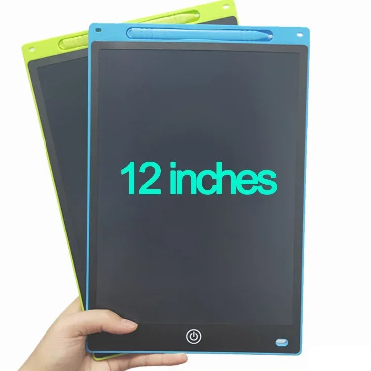 10/12/inch LCD Writing Tablet Drawing Board Kids Graffiti Sketchpad