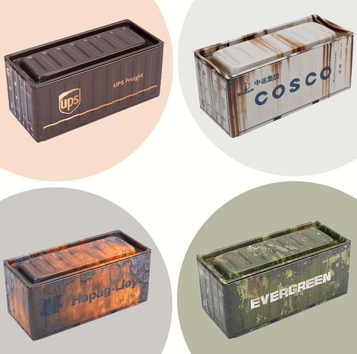 Mini Iron Storage Box Miniature Storage Iron Box Creative Decoration