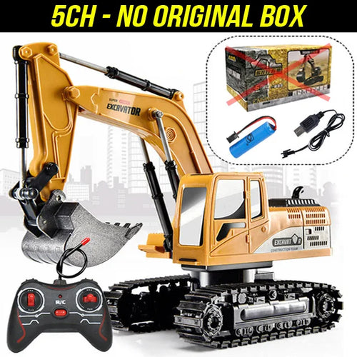 RC Excavator 2.4Ghz 6 Channel 1:24 RC Engineering Car Alloy And