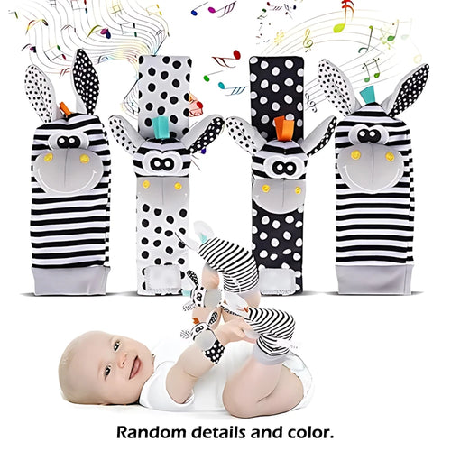 Baby Infant Wrist Rattle Socks Toys 0-12 Month Girl Boy Learning Toy