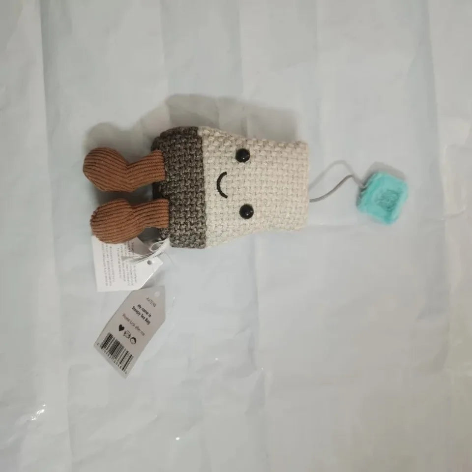 Limited Edition Tea Bag Cartoon Doll Cat Dog Interactive Toy Birthday
