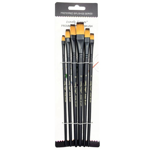 6pcs Artist Paint Brushes Set Artist Paintbrushes For Acrylic Oil