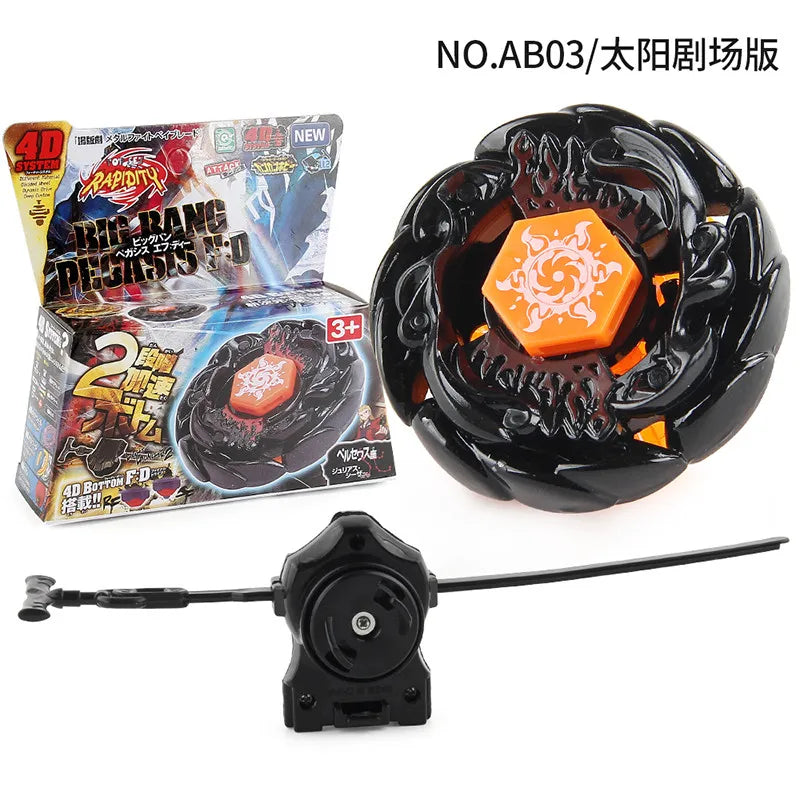41 Styles 4D Metal Fusion Set with Launcher Spinning Top Battling Gift