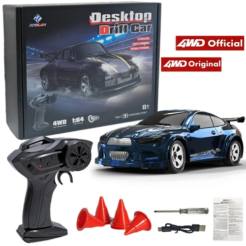 4WD Racing 1:43 or 1:64 RC Electric Drift Car Radio Full Proportional