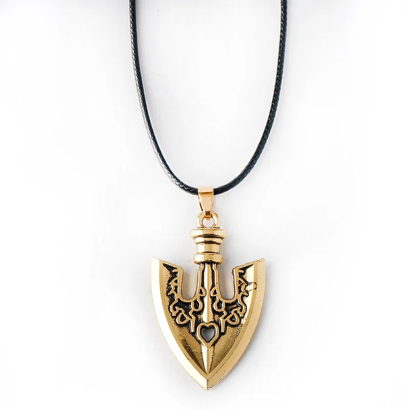 Anime JOJOS BIZARRE ADVENTURE Necklace Kujo Jotaro Arrow Metal Pendant
