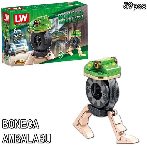 Tung Tung Sahur‌ Figure Block Toy Tralalero Tralala‌，LiriLi
