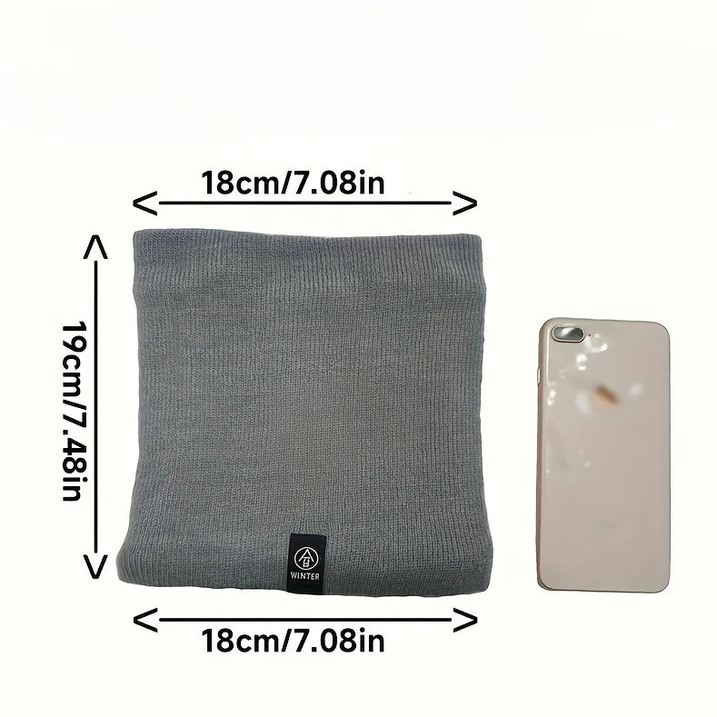 Winter Neck Warmer Scarf Fleece Lined Windproof Gaiter Soft Thermal