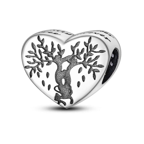Womens Tree Of Life Pendant Charms Bead For Pandora 925 Silver