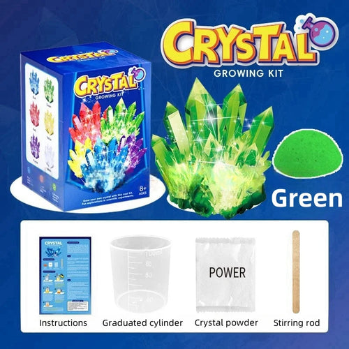 Crystal Growing Model, Science Kit, A Variety of Colors of Crystal