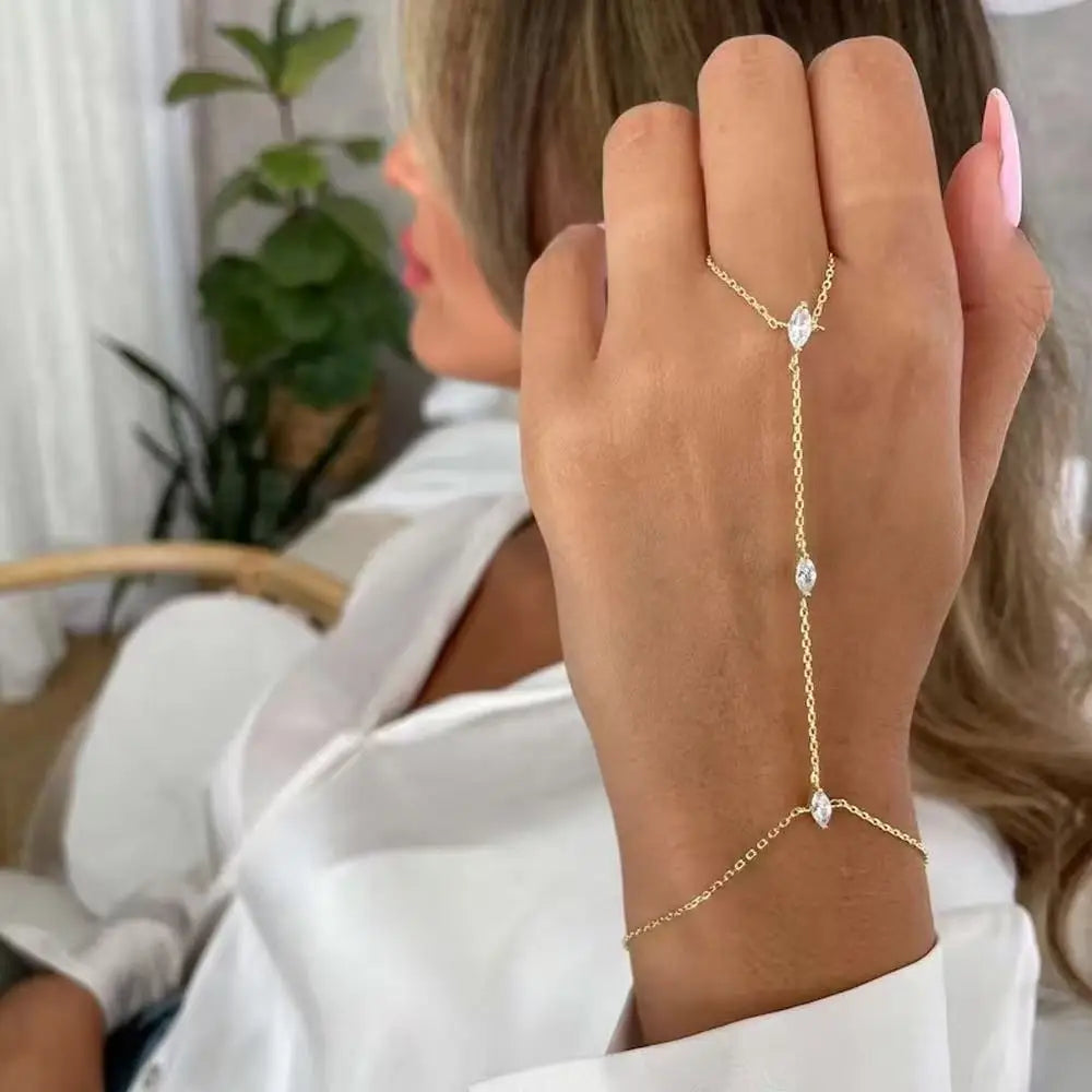 2025 Party Bling Zircon Crystal Bracelet Hand Chain for Women