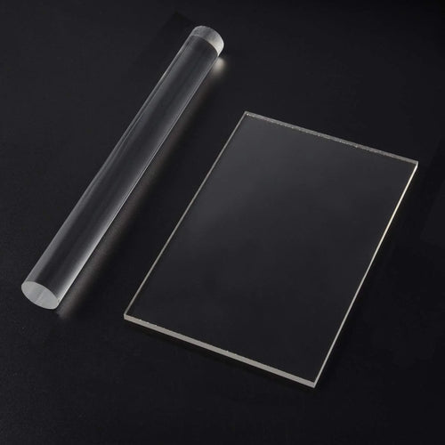 Acrylic Clay Roller with Acrylic Sheet Acrylic Round Clay Non-Stick