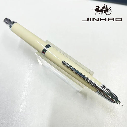Jinhao 20 Press Retractable Fountain Pen EF/F Nib with Converter Resin