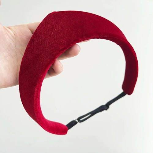 1PC Velvet Smooth Headband for Women,Winter Leisure Vintage Headband