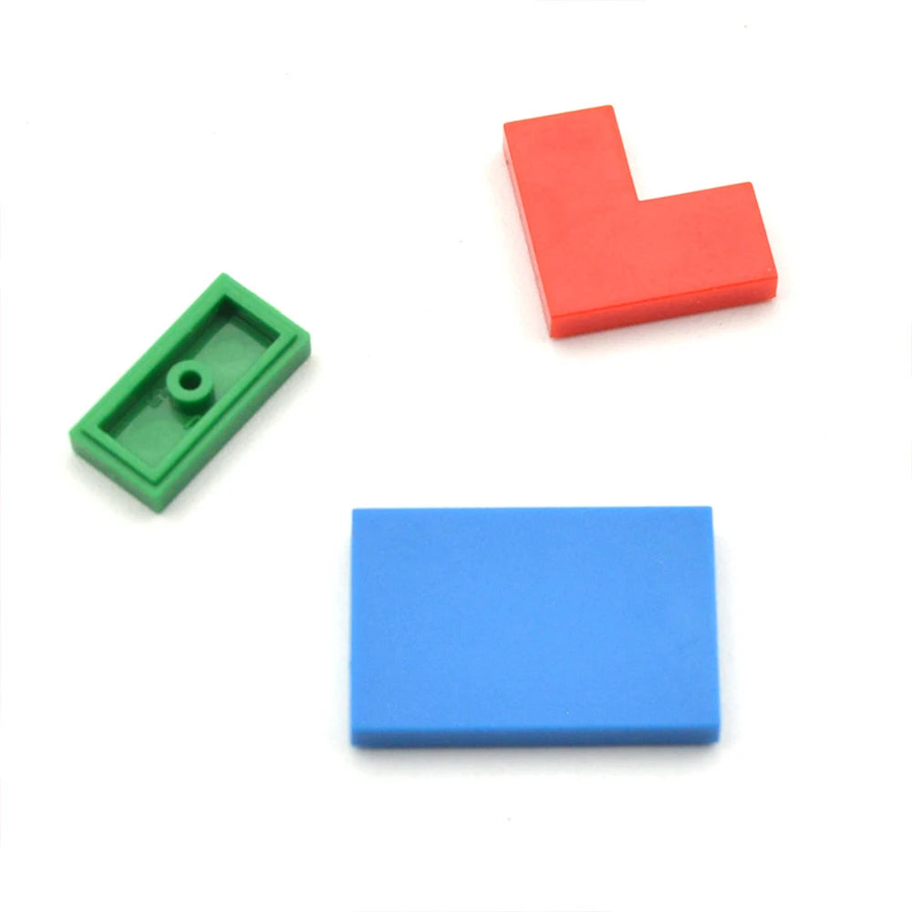 150PCS DIY Model Smooth Thin Building Blocks Multicolour Toy Parts