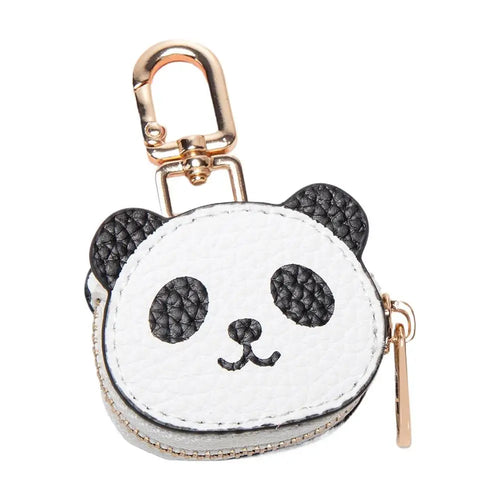 Cute Fruit Shape Leather Coin Purse Mini Zipper Earphone Bag Keychain
