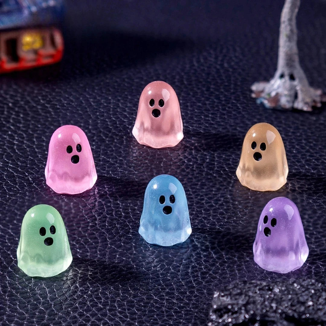 10/20/50pcs Luminous Ghost Figures Glowing At Night Action Figure Mini