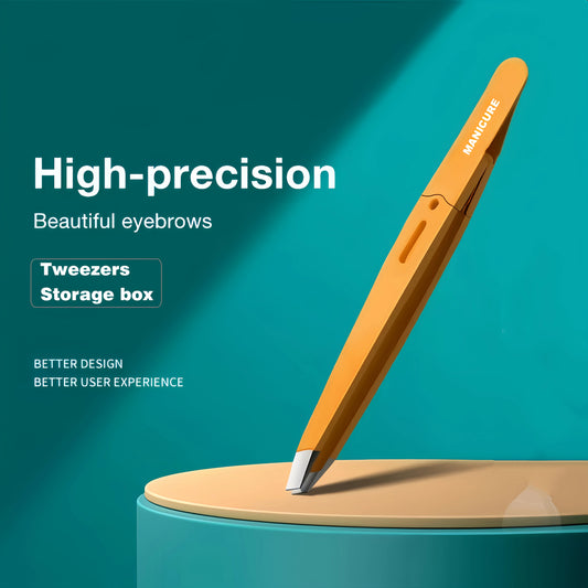 Professional Precision Tweezers for Hair Removal High-Precision Slant