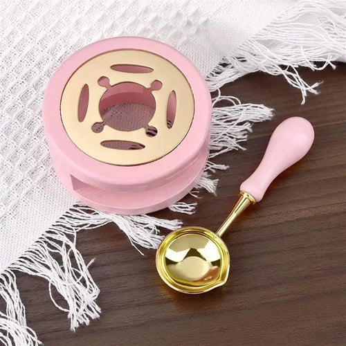 2/3pcs Wax Seal Set Wood Wax Melting Lacquer Furnace With