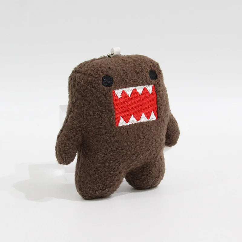Kawaii Cute Domo Kun Plush Keychain Anime Keyring Charm for Bag Keys