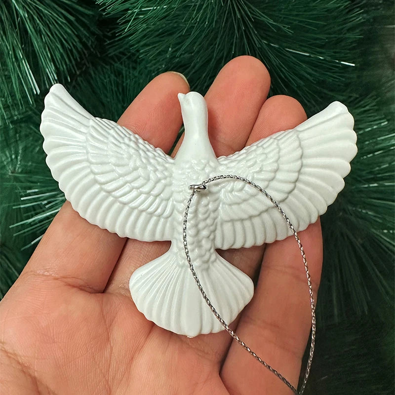Exquisite acrylic friendship dove decoration, romantic hanging