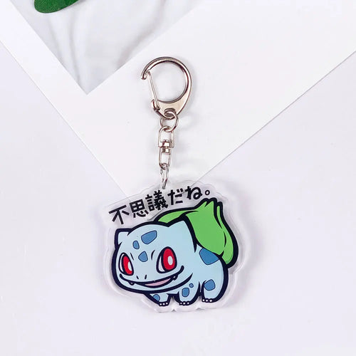 Pokémon Pikachu Cute Acrylic Keychain Accessories Pikachu Charizard