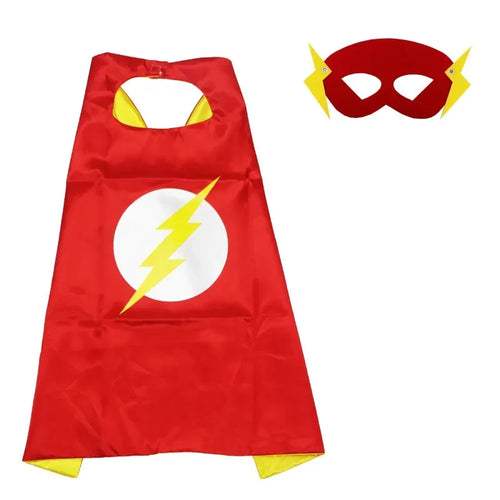 Disney Marvel Masquerade Mask Cape Cloak Anime Spider Man Batman Cloak