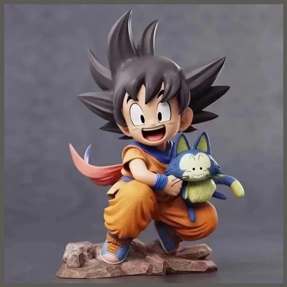 Dragon Ball Childhood Little Goku Hugs Puer Ya Mu Tea Little Follower