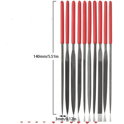 10Pcs Diamond Needle File Set For Jewelry Metal Wood Ceramic Glass