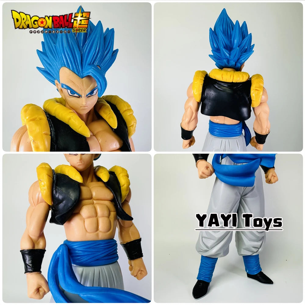 31CM Anime Dragon Ball Z Super Saiyan Blue Gogeta PVC Action Figure