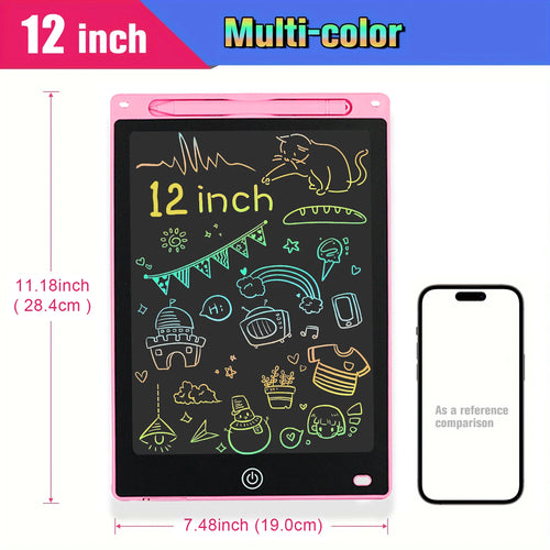 8.5" /10"/12" Drawing Board LCD Writing Tablet For Kids Montessori