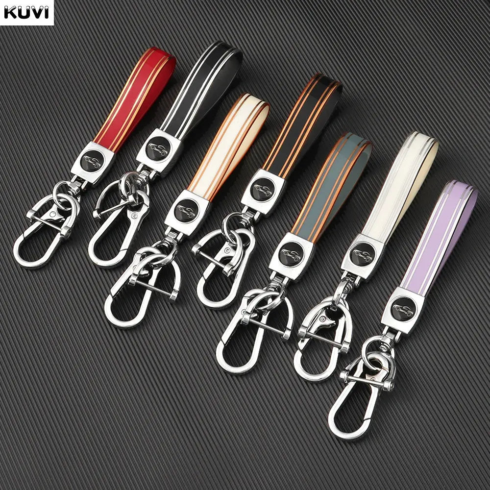 Colorful TPU Alloy Keychain For Men Women Car KeyRing Girl Gift Car