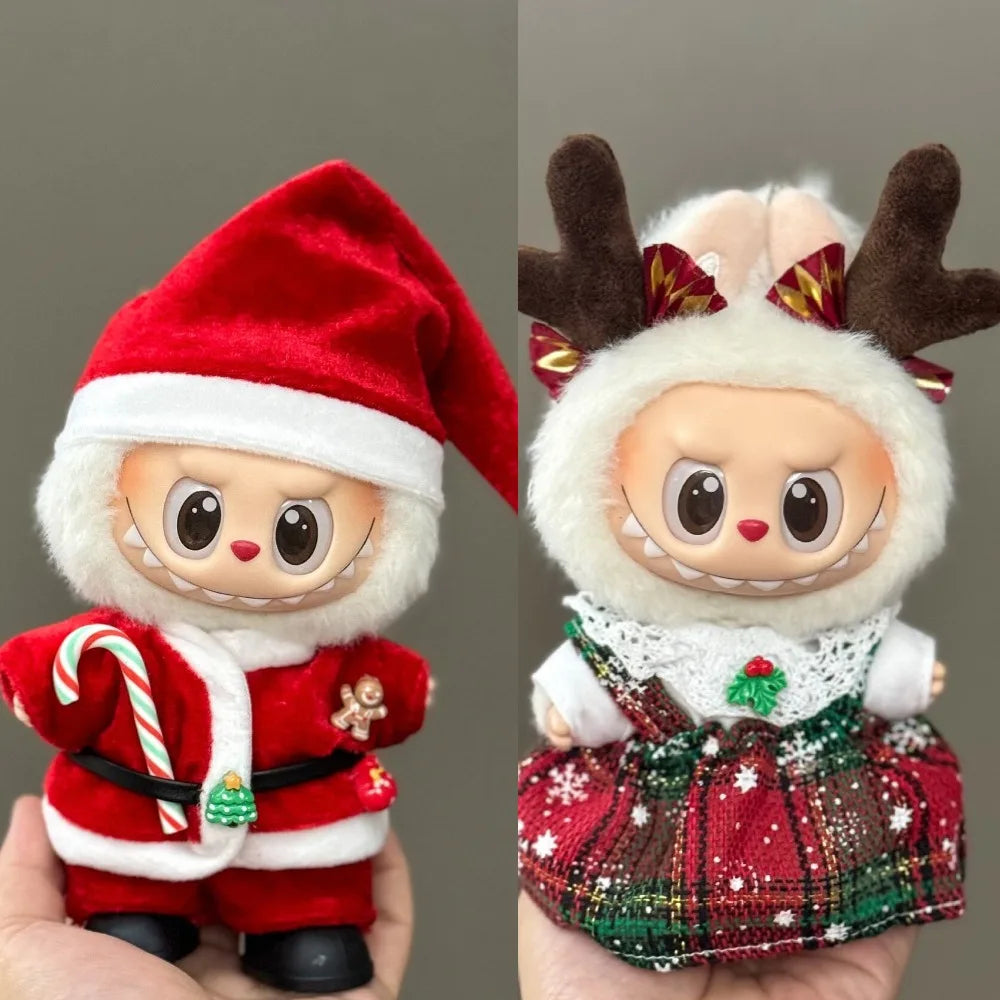 Labubu Accessories Clothes Suitable for V1 V2 V3 V4 Labubu Christmas