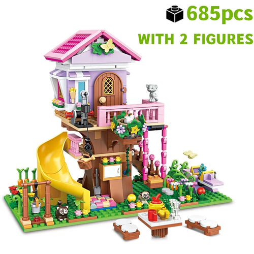 Creative Girls Friends Friendship House Building Blocks Summer