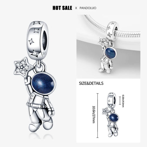 Sterling Silver 925 Devil Eye Charm Owl Miracle Beads Suitable for