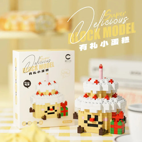 CLC Diamond Particle Casual Splicing Fruit French Fries Burger Block