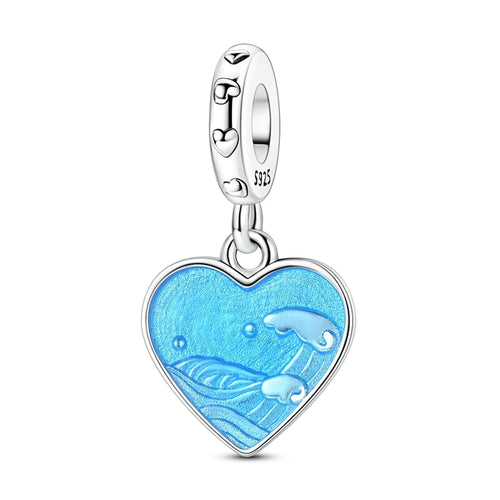 New 925 Sterling Silver Charms Beads Pendants Colorful Tree of Life