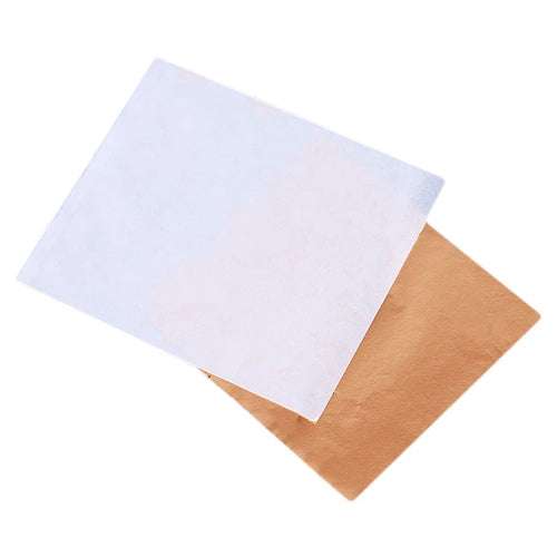 100 Pcs Sheets Pure 24K Gold Foil Leaf Anti-Aging Gilding For Food