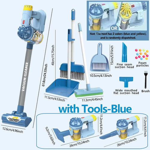 Kids Simulation Electric Vacuum Cleaner Cleaning Set for Toddlers Role