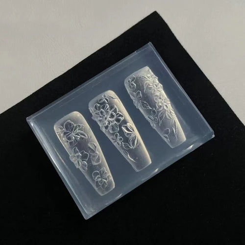 3D Mold Silicone Nail Art Decorations DIY Flower Bow Angle Wing