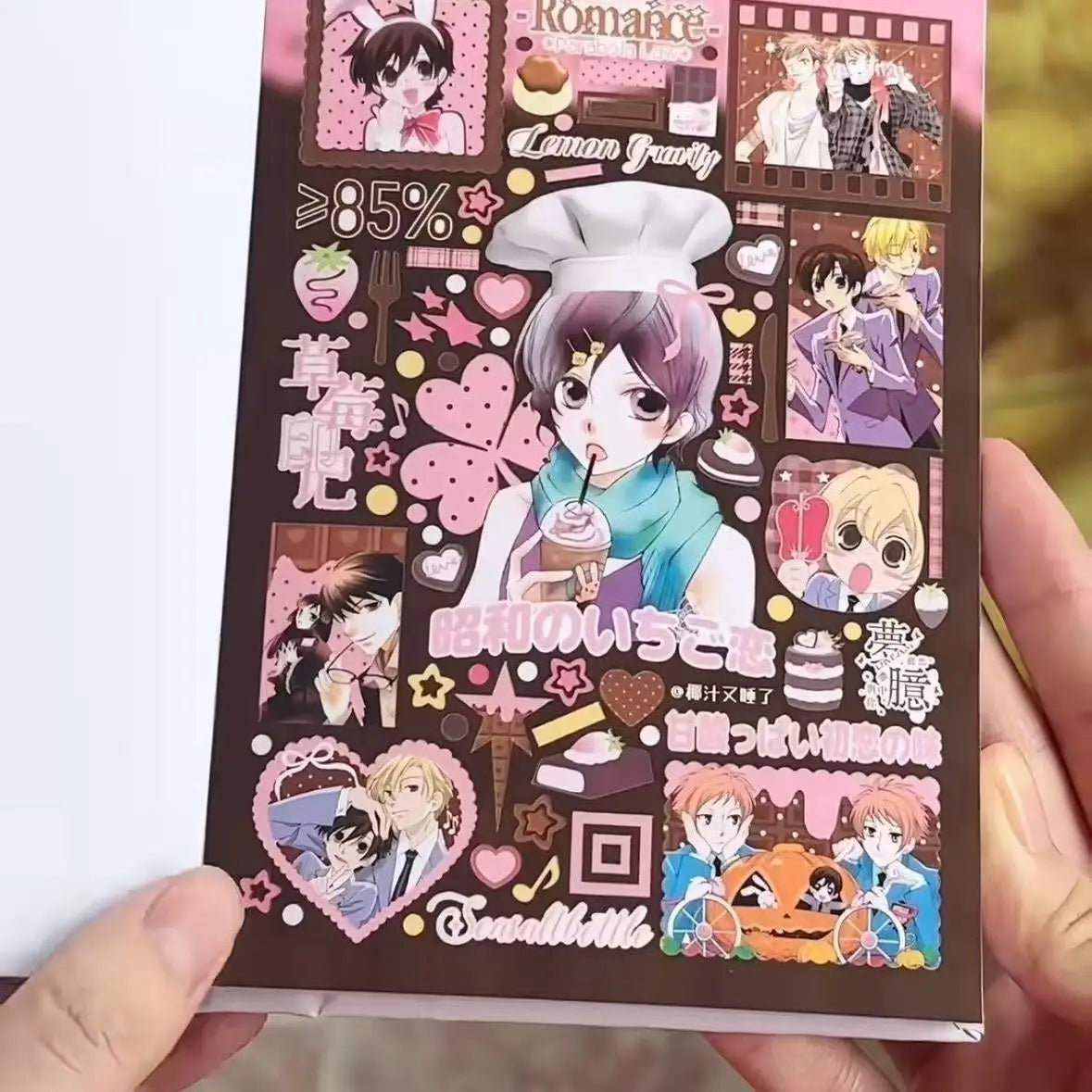 Japanese Magazine Sticker Cut Film Handbook Material Ancient Cute