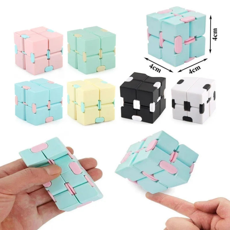 Infinity Cube Flip Adhd Toys Anxiety Toy Fingertips for Game Puzzle