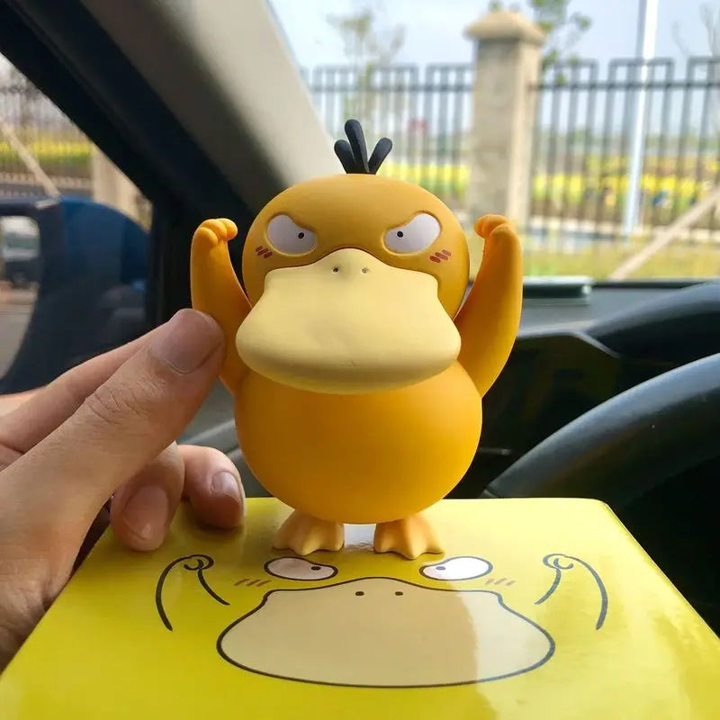 Pokemon Psyduck Figure Anime Peripheral Cute Duck Handmade Model