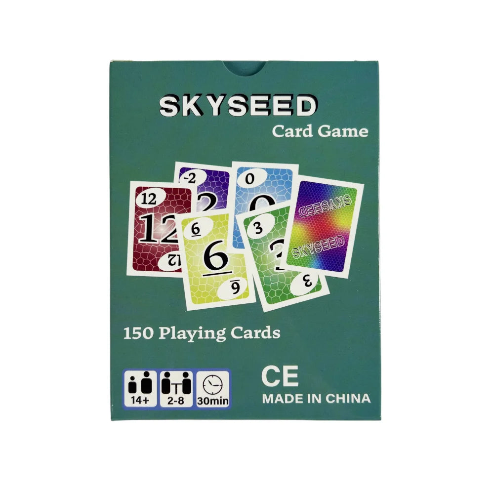 Skyseed Card Game 150 Playing Cards Board Game Deck Fun Exploration