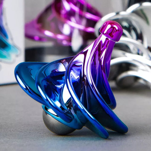 Funny Desk Wind BlowingToy Rotating Pocket Toy Fidget Kinetic Spinner