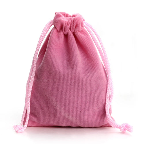 5-10pcs/lot Color Velvet Drawstring Bag Multi-size Packing Sachet for