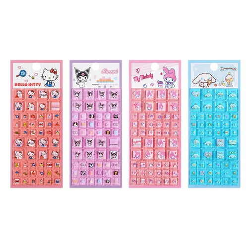 3D Sanrio Hello Kitty Square Stickers Anime Phone Laptop Luggage