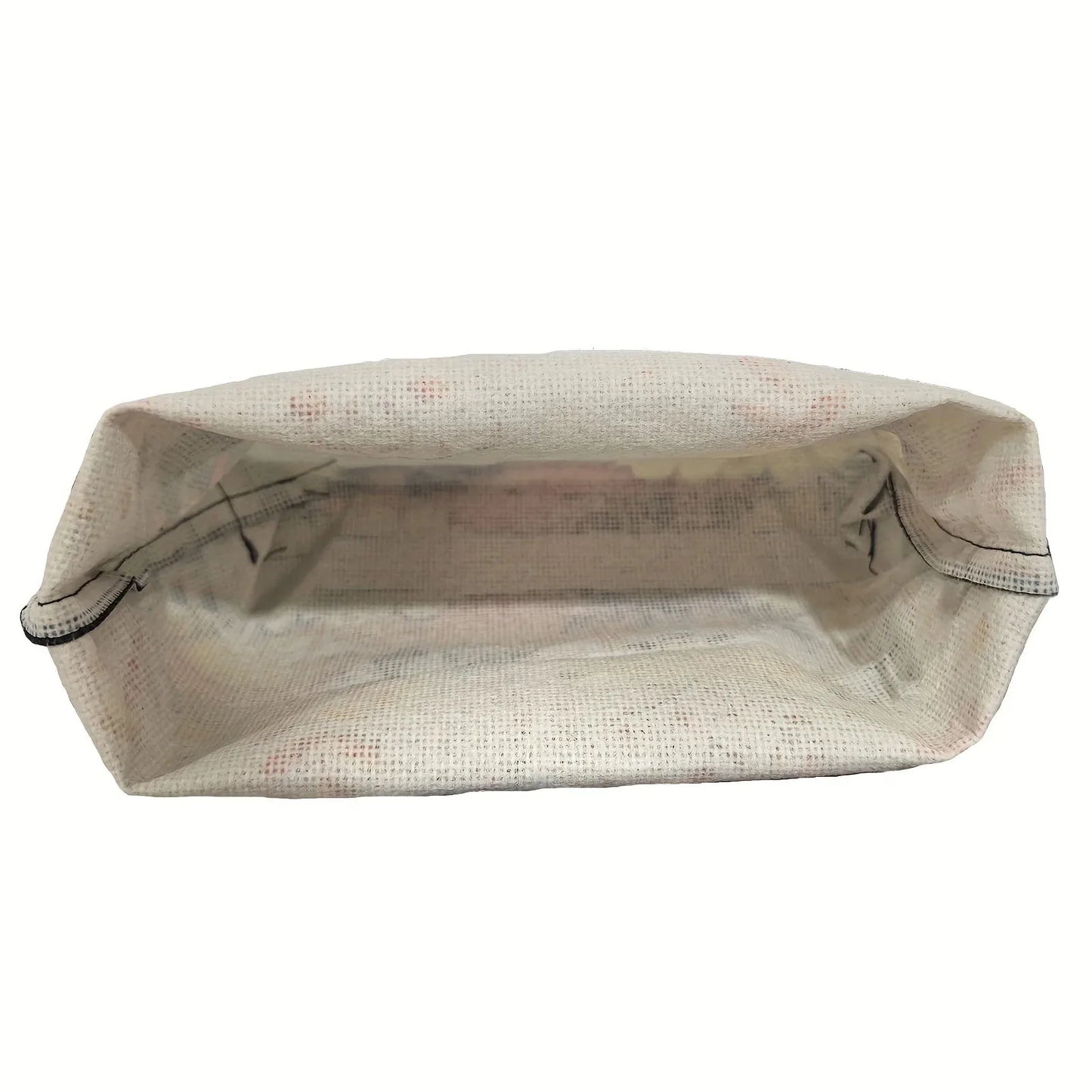 Custom Name Vintage Cute Girl Pattern Makeup Bag Handbag Toiletry Bag
